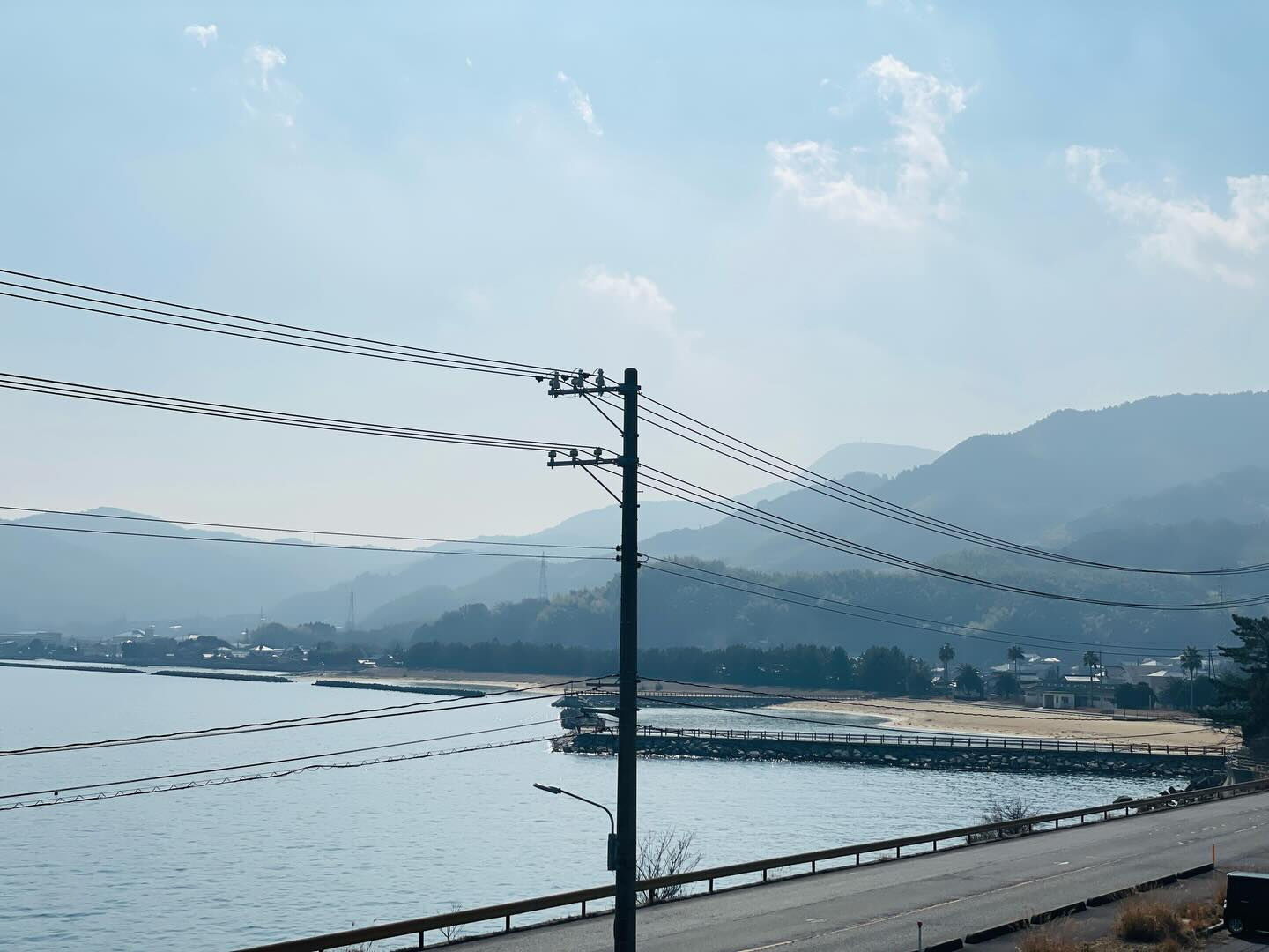 今日も小春日和ですね🌞山口県周防大島町では、最高気温が14度