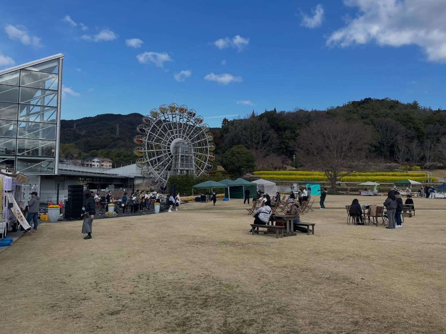 今日は、山口県柳井市にある美しい山口フラワーランドに来ていま