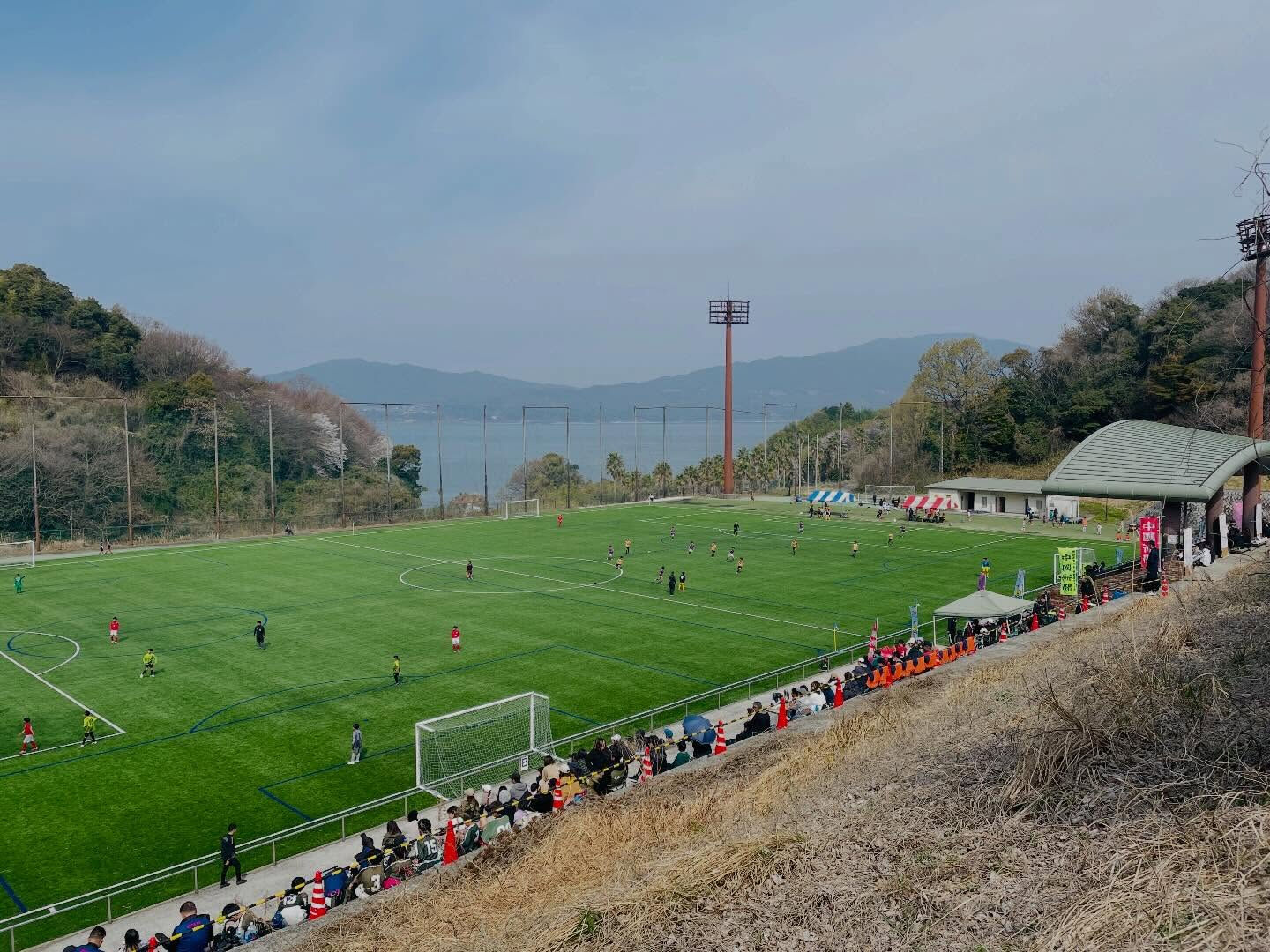 周防大島町での少年サッカー大会、2日目が終わりました！⚽️本
