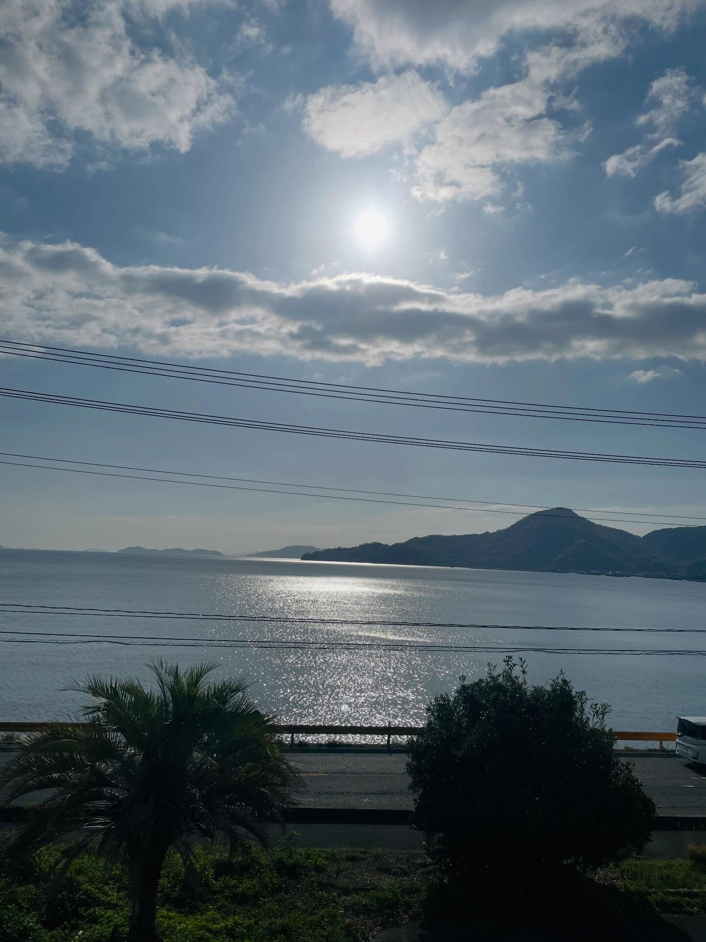 周防大島町は、今日は朝から素晴らしい晴天が広がっています