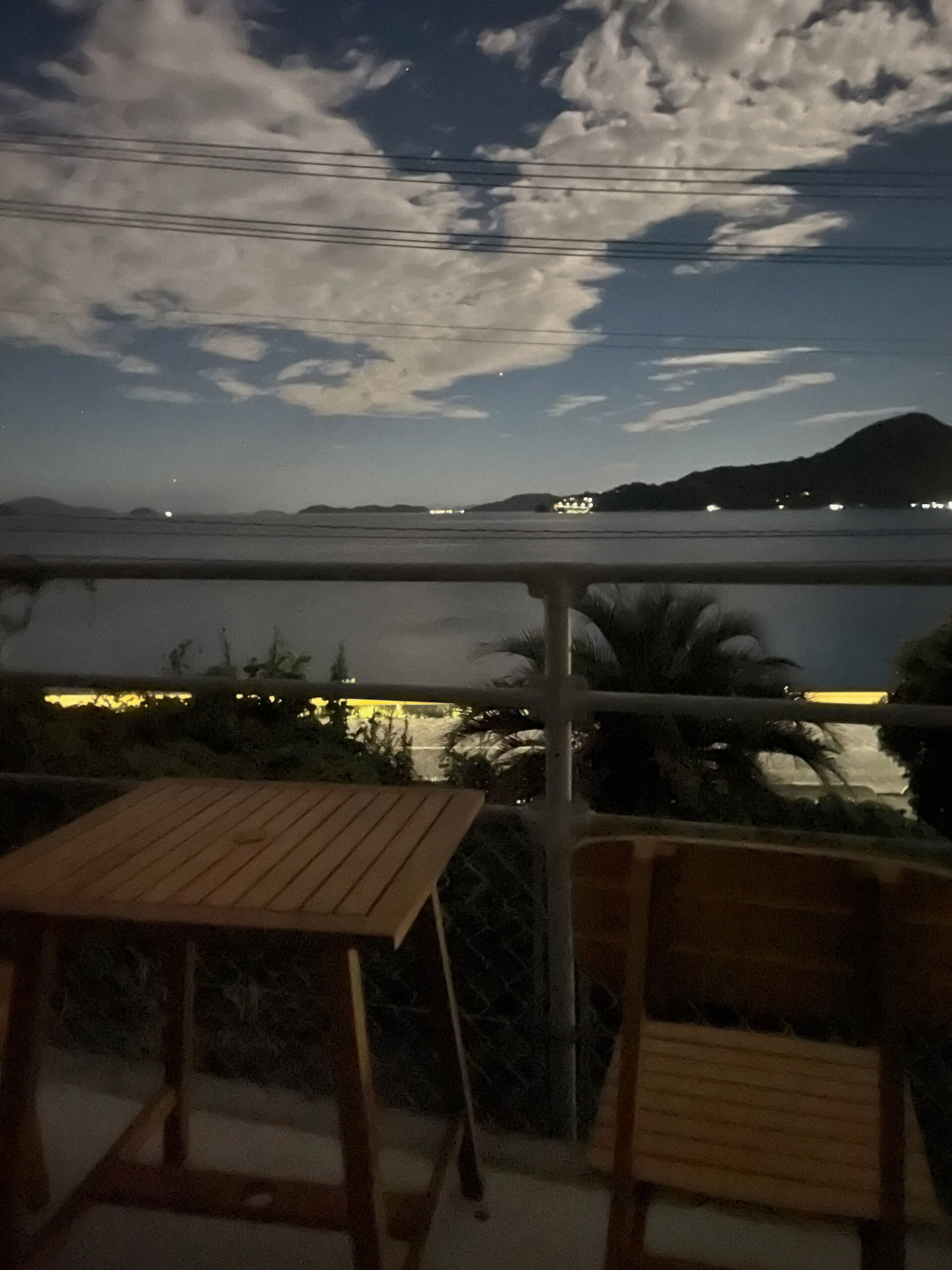静かな月夜の美しさ🌙